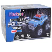 Wholesale - MONSTER POLICE VEHICLE W/LIGHTS & SOUNDS C/P 8, UPC: 850038957049